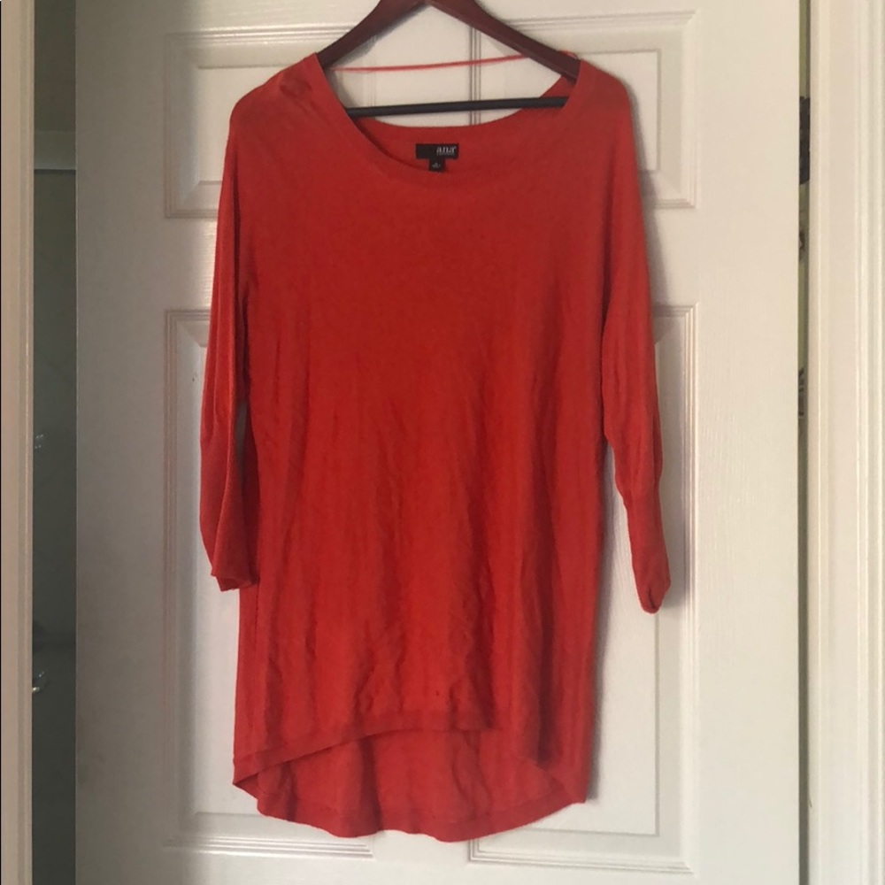 Orange Sweater